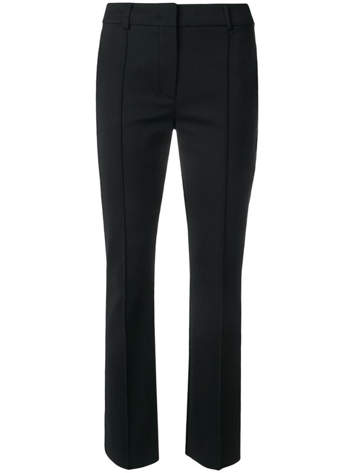 Sportmax Ankle Length Seamed Trousers - Black