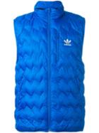 Adidas Originals 'serrated' Vest, Men's, Size: Large, Blue, Polyester