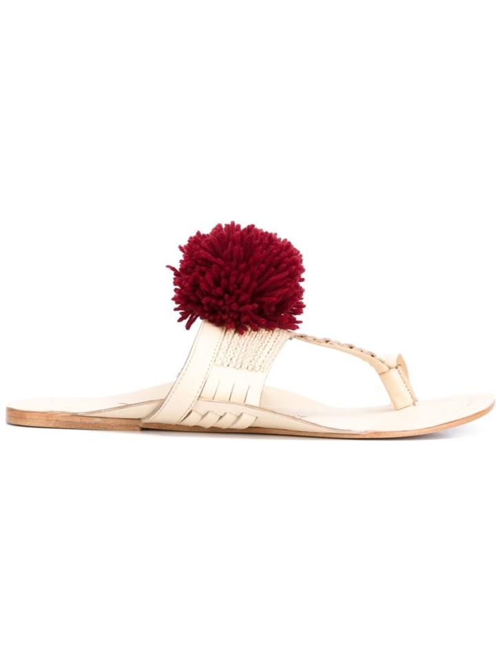 Figue 'leo Pom Pom' Sandals
