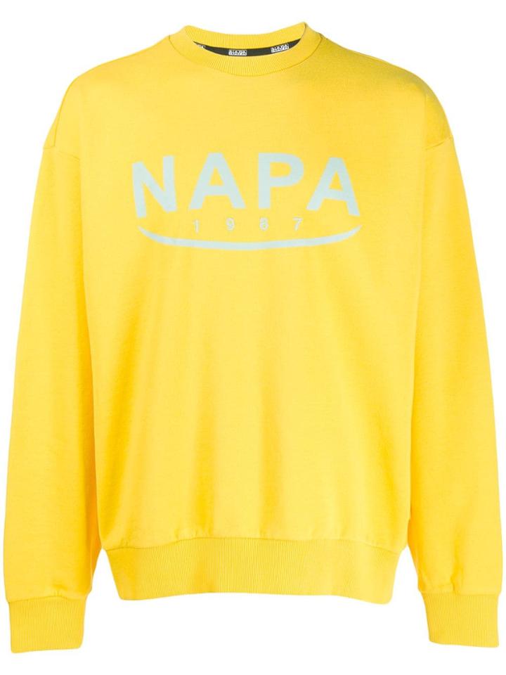 Napa Silver Logo Sweatshirt - Yellow