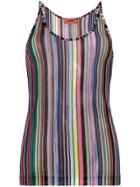 Missoni Spaghetti Straps Fitted Top - Multicolour