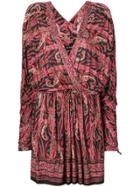 Isabel Marant Short Printed Dress - Black