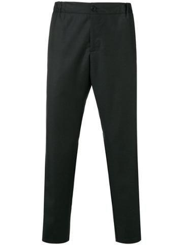 Costumein Cropped Tapered Trousers - Grey