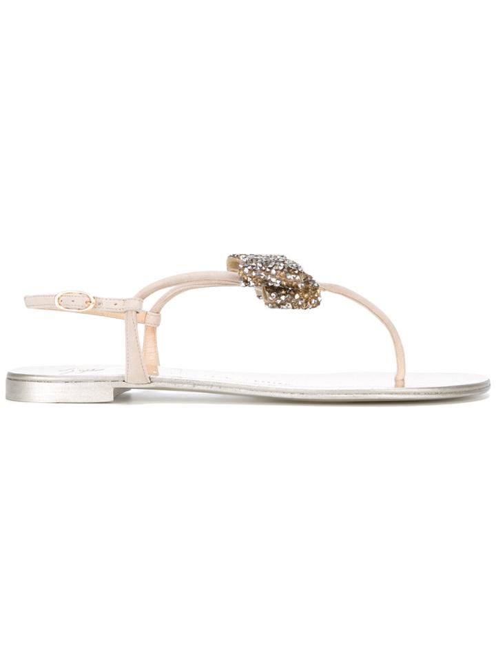 Giuseppe Zanotti Design Annabelle Sandals - Nude & Neutrals