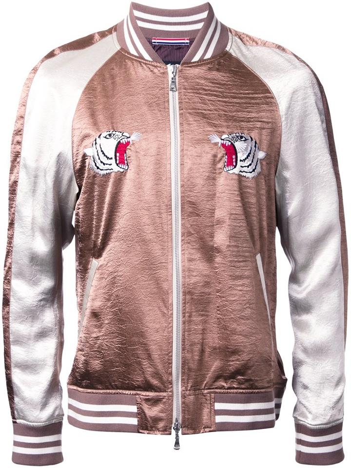 Guild Prime Embroidered Tiger Bomber Jacket