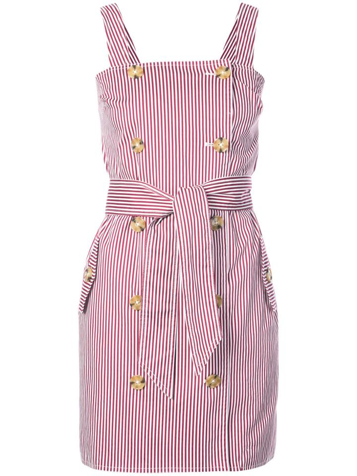 C/meo Strapless Flared Dress