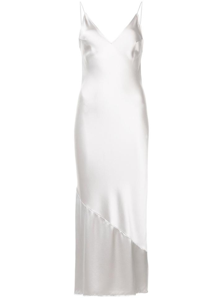 Fleur Du Mal Midi Shift Dress - Grey