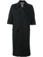 Marni Half Sleeve Coat, Women's, Size: 40, Black, Linen/flax/wool