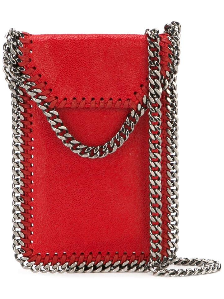 Stella Mccartney 'falabella Shaggy Deer' Cardholder - Red