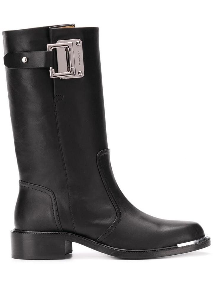 Barbara Bui High Ankle Biker Boots - Black