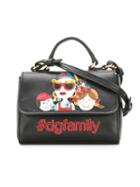 Dolce & Gabbana Kids 'dg Family' Shoulder Bag, Girl's, Black