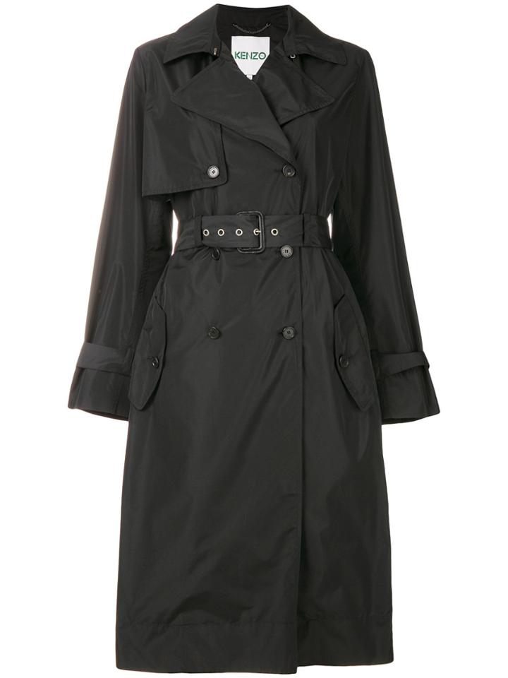 Kenzo Oversized Trench Coat - Black