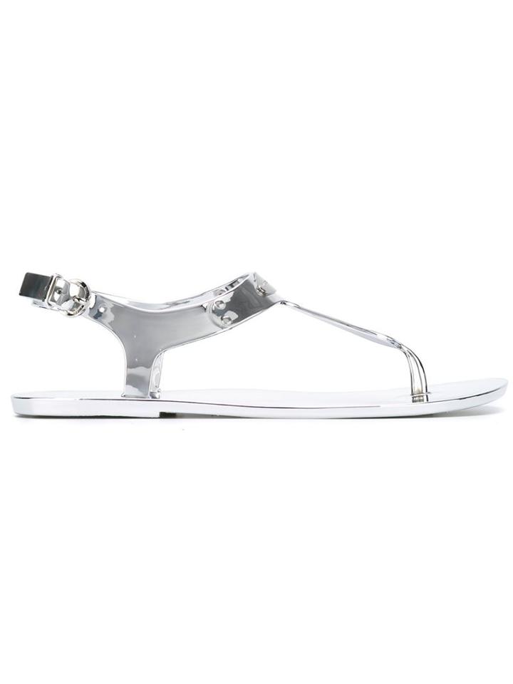 Michael Michael Kors Metallic Jelly Sandals