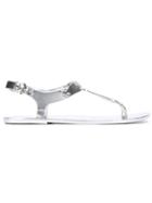 Michael Michael Kors Metallic Jelly Sandals