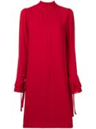 Steffen Schraut Ruffle-trimmed Shift Dress - Red