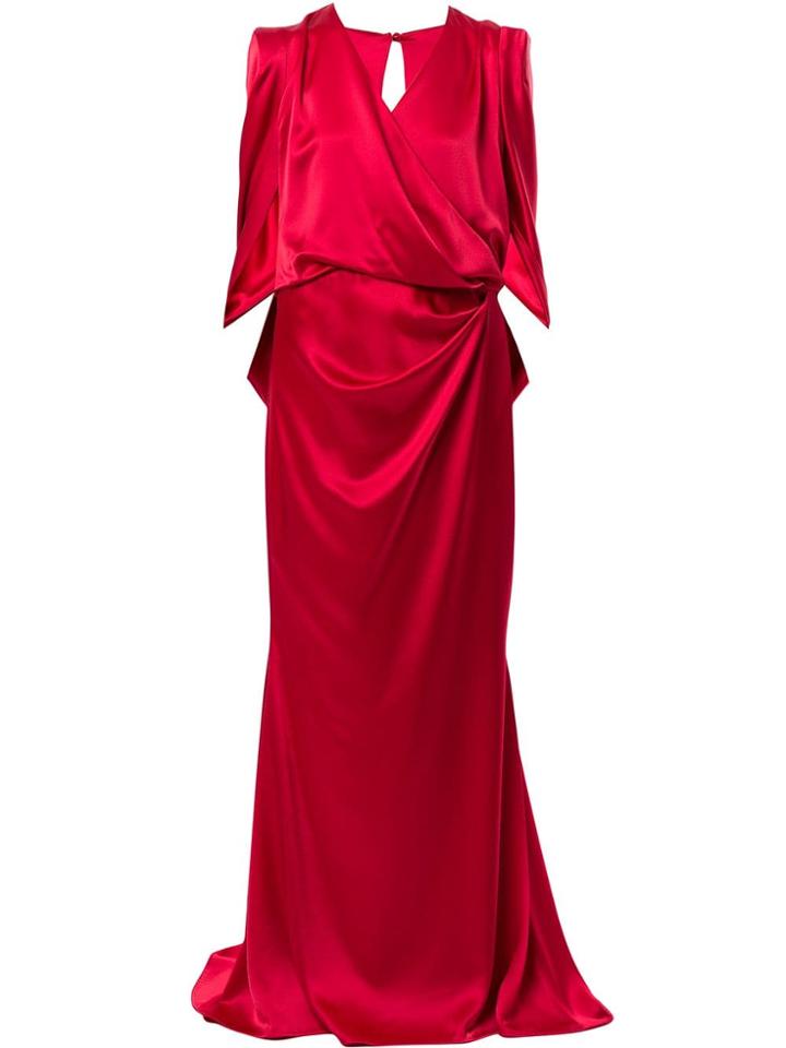 Talbot Runhof Pomelo Gown - Red