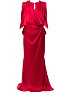 Talbot Runhof Pomelo Gown - Red