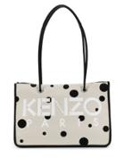 Kenzo Kombo Dots Tote Bag - Neutrals