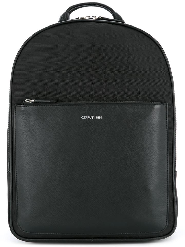 Cerruti 1881 Front Pocket Backpack - Black