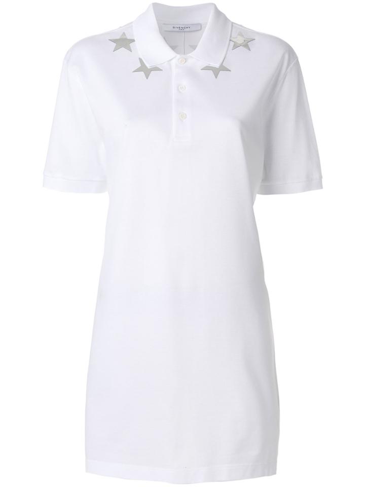Givenchy Star-patch Polo Top - White