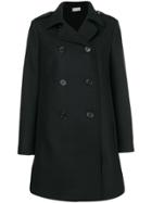 Red Valentino Classic Double-breasted Coat - Black