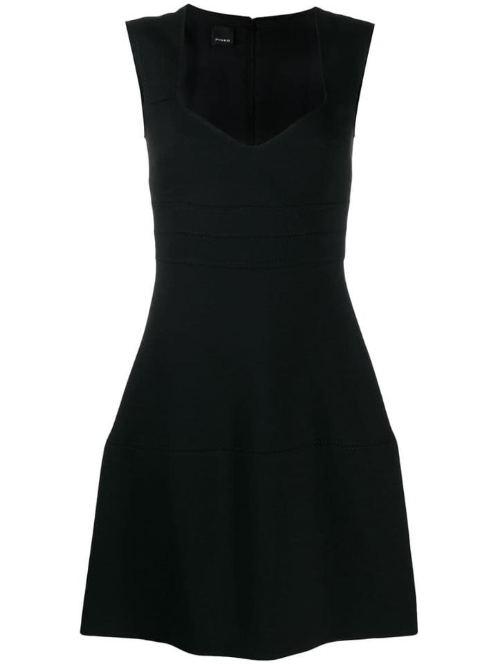 Pinko Panelled Dress - Black