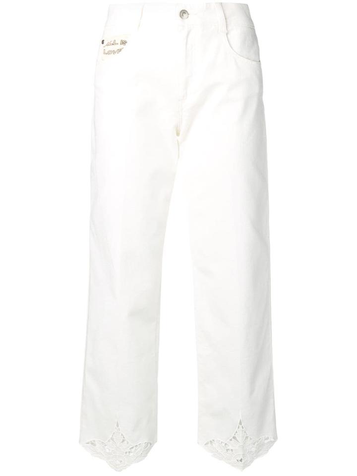 Stella Mccartney All Is Love Straight Jeans - White