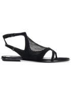 Alexander Wang Netted Panel Sandals - Black