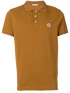 Moncler Logo Patch Polo Shirt - Brown