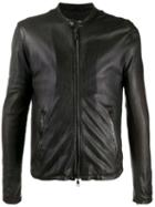 Giorgio Brato Fitted Moto Jacket - Brown