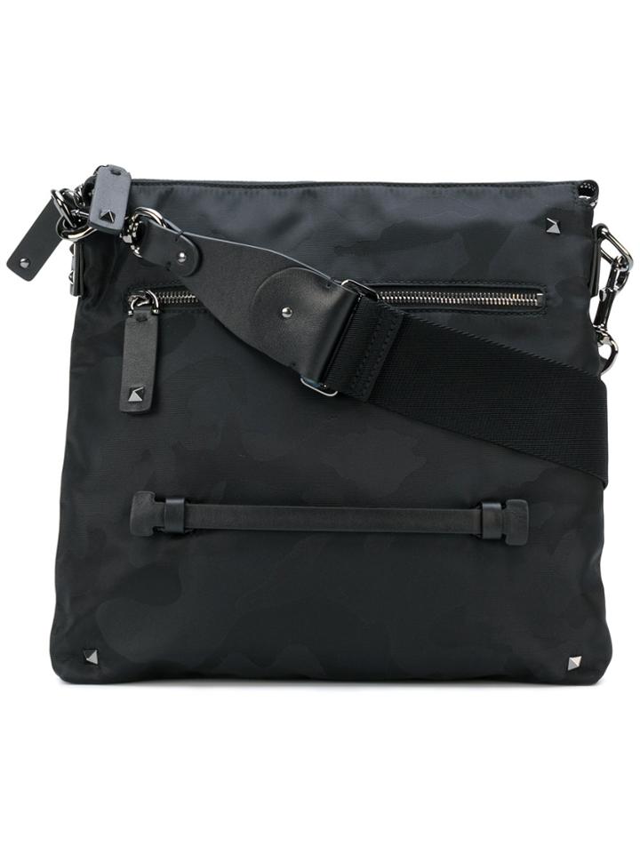 Valentino Camouflage Crossbody Bag - Black