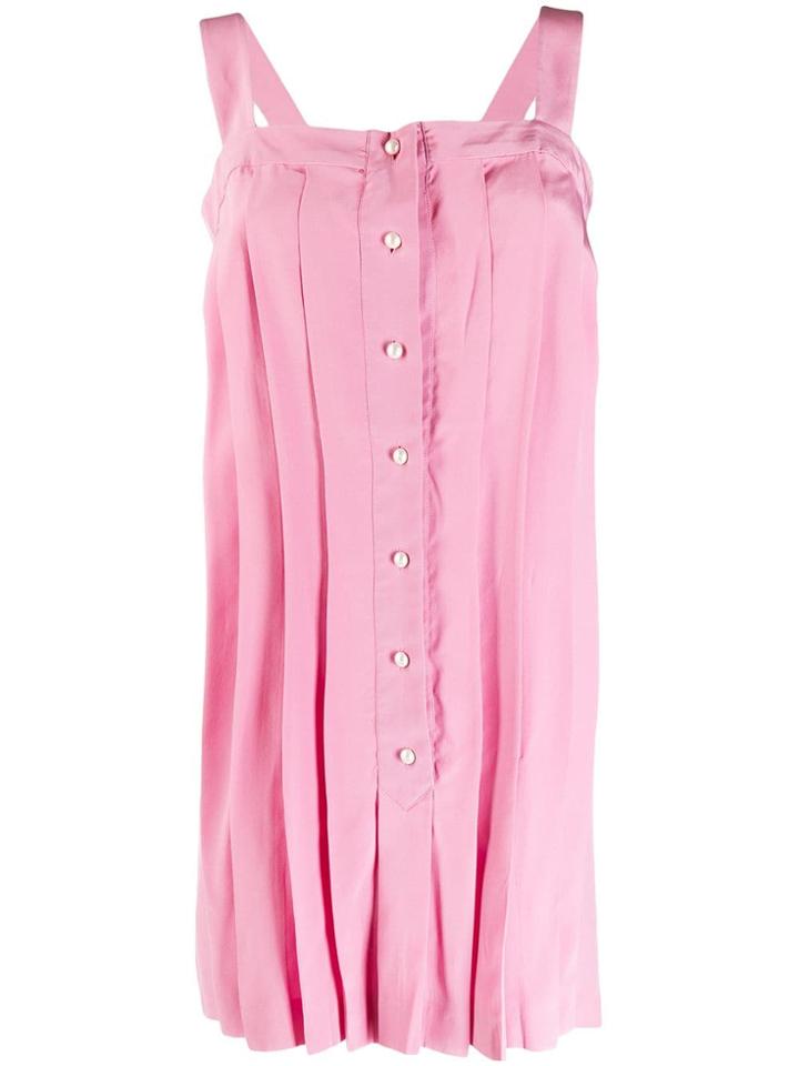Chanel Pre-owned 2010's Chanel Pleated Dress - Pink