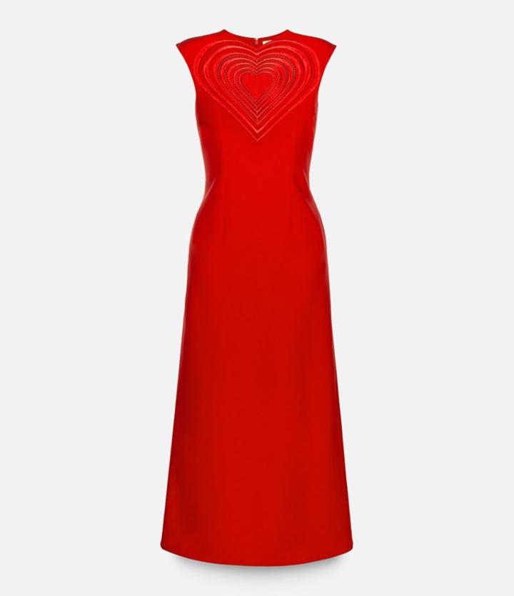 Christopher Kane Extra Large Love Heart Motif Dress