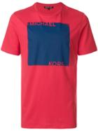 Michael Michael Kors Colour-block Logo Print T-shirt - Red