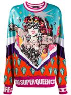 Dolce & Gabbana Super Queen Print Sweatshirt - White