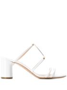Casadei Block Heel Sandals - White