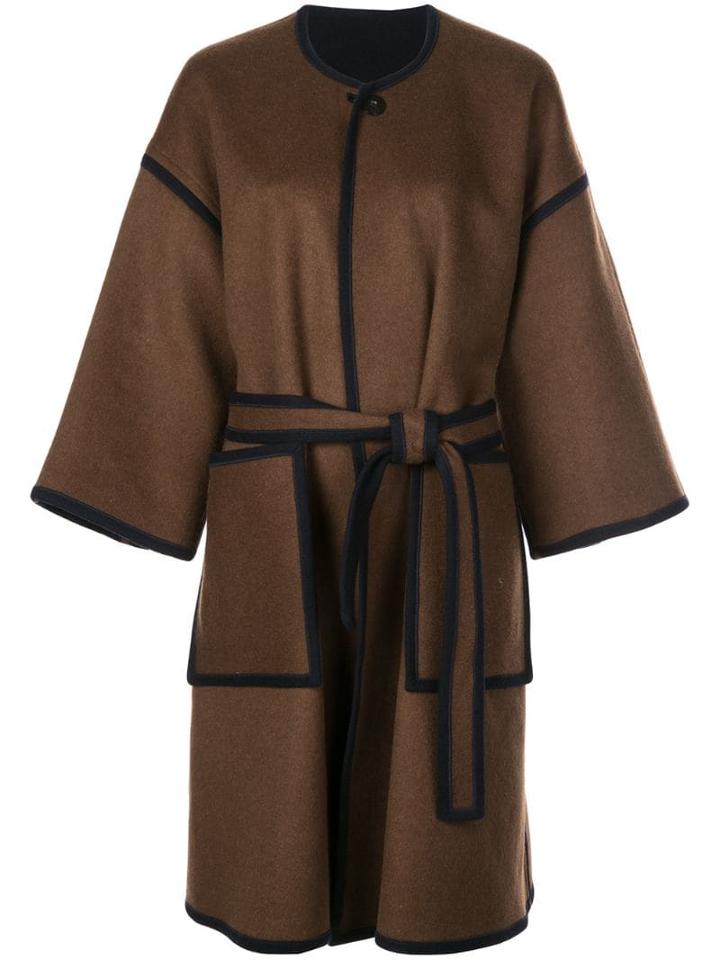Rosetta Getty Reversible Cocoon Coat - Blue
