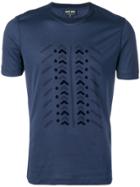 Giorgio Armani Arrows Print T-shirt - Blue