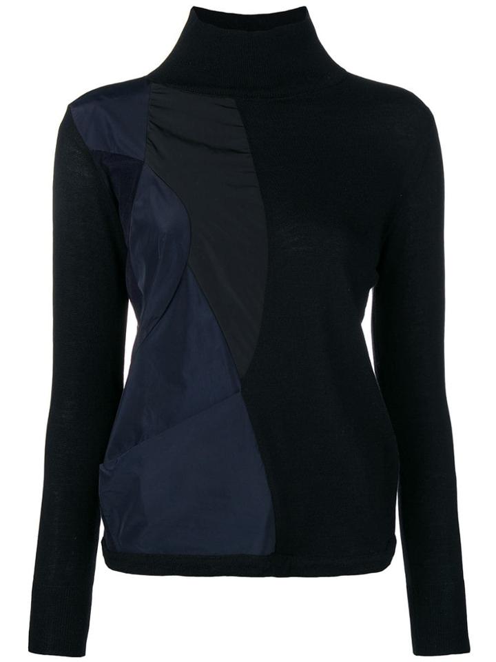 Stefano Mortari Patchwork Sweater - Black