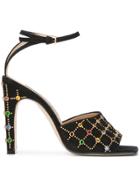 Sergio Rossi Embellished Sandals - Black