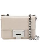 Jimmy Choo Silver-tone Chain Shoulder Bag - Grey