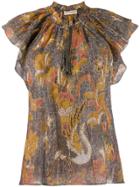 Ulla Johnson Paisley Print Top - Neutrals