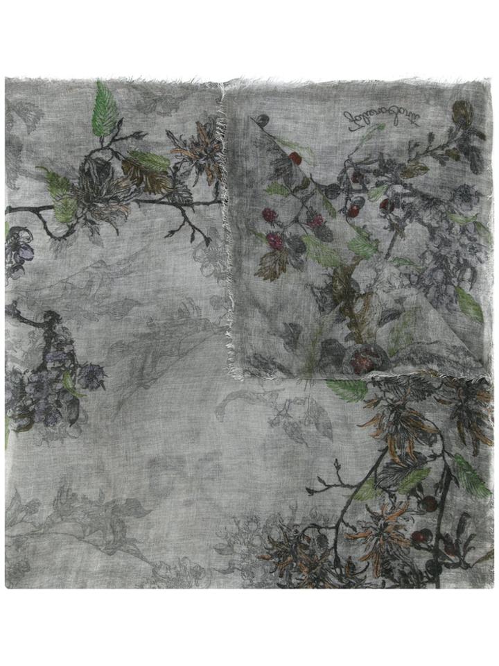 Faliero Sarti Berry Bramble Scarf - Grey