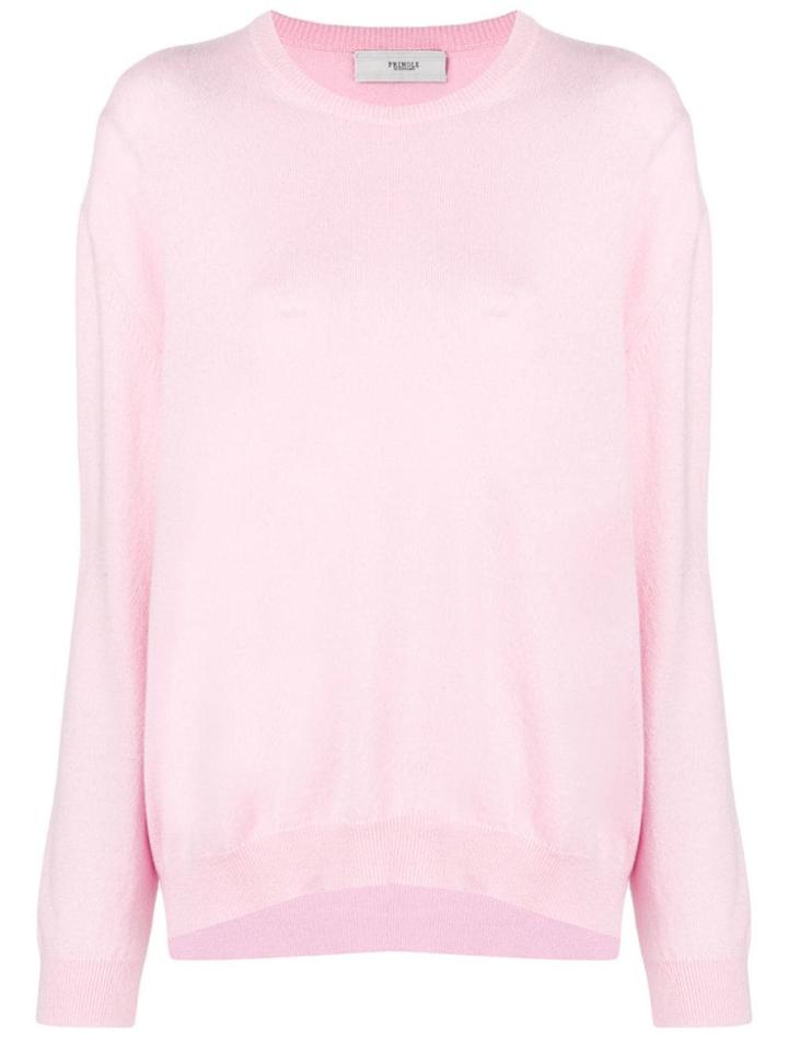 Pringle Of Scotland Long Sleeve Knitted Top - Pink