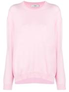 Pringle Of Scotland Long Sleeve Knitted Top - Pink