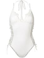 Ermanno Scervino Laced Swimsuit - White