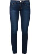 Frame Denim Skinny Jeans, Women's, Size: 30, Blue, Cotton/polyester/spandex/elastane