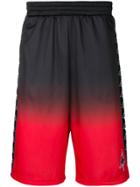 Marcelo Burlon County Of Milan Kappa Gradient Shorts - Black