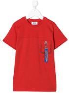 Moschino Kids Teen Logo-print T-shirt - Red