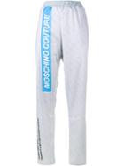 Moschino Pill Packet Track Pants, Women's, Size: Medium, Grey, Polyester